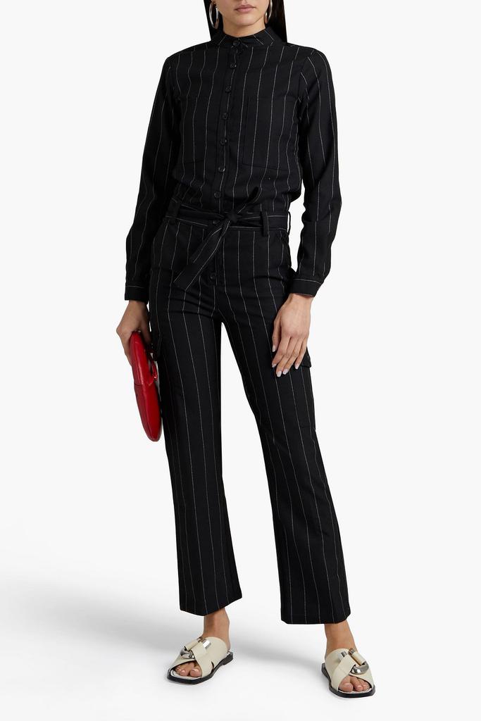 The Range Pinstriped crepe jumpsuit