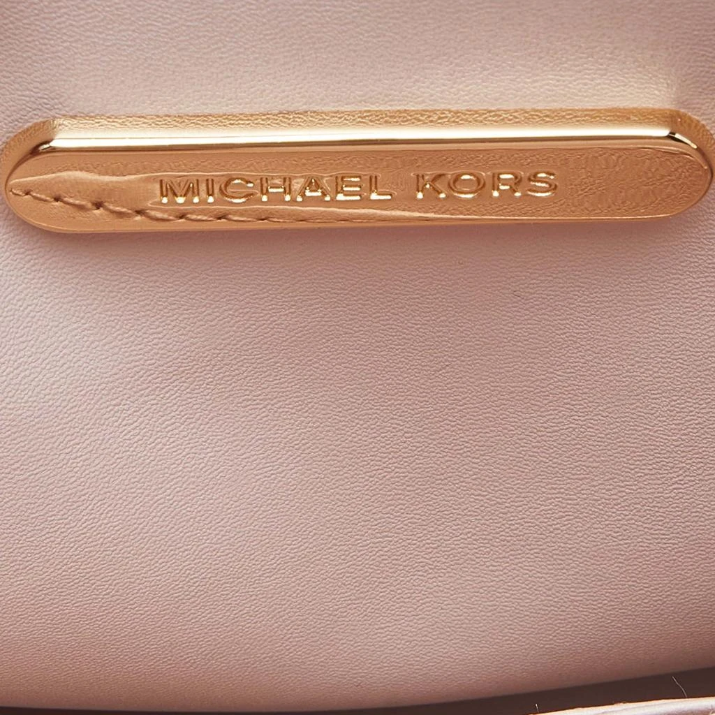 Michael Kors Michael Kors Light Pink Leather and Suede Mercer Tote 8