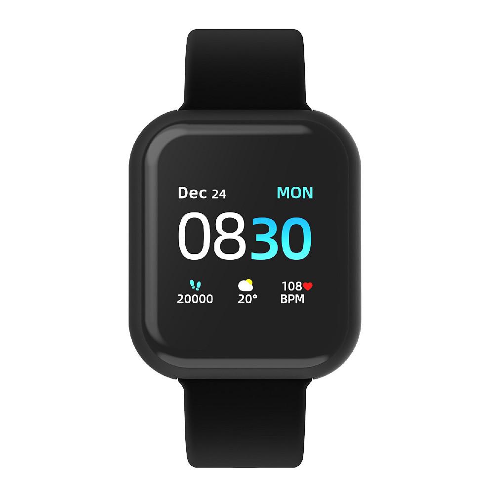 iTouch Air 3 Unisex Heart Rate Black Strap Smart Watch