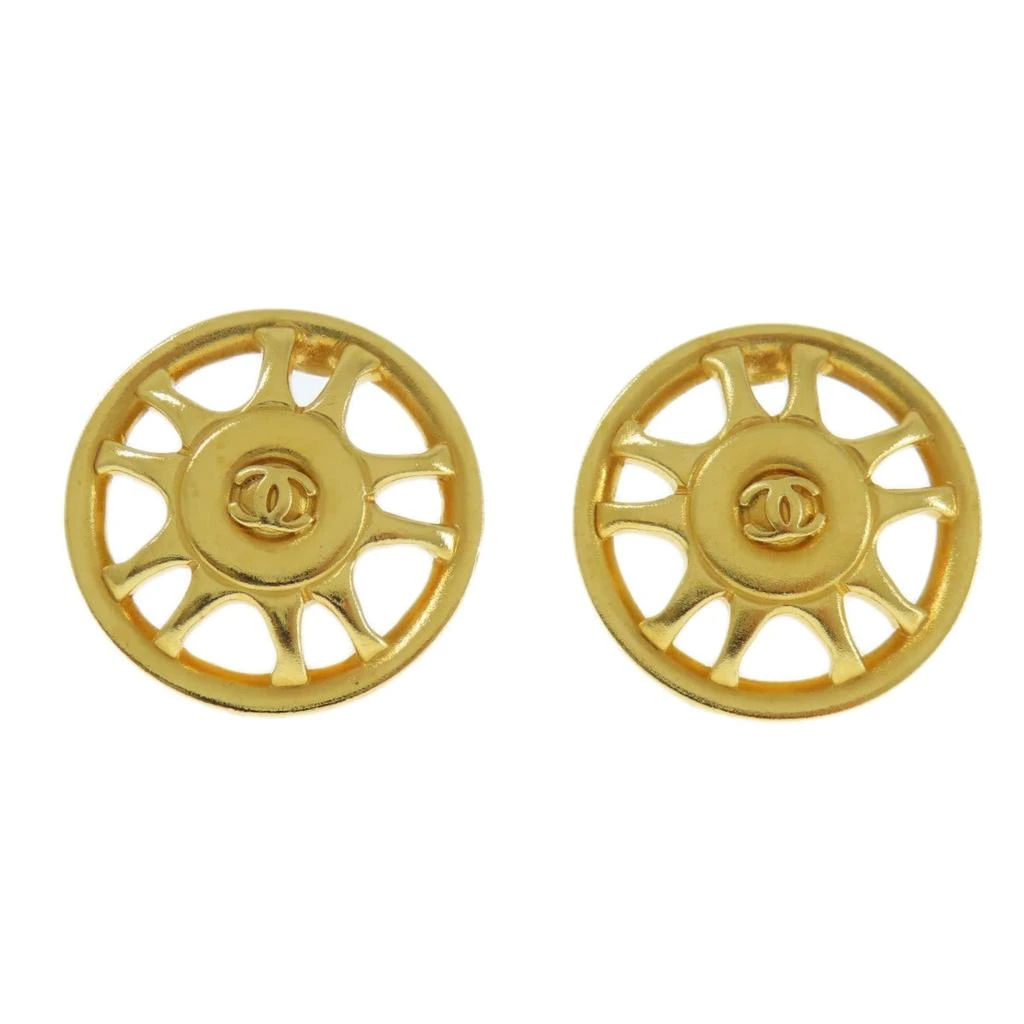 Chanel Metal Clip Earrings (Pre-Owned)