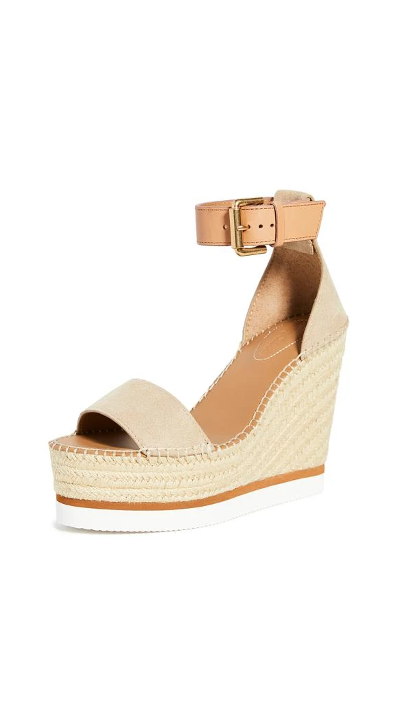 See by Chloé Glyn Espadrille Wedges 6