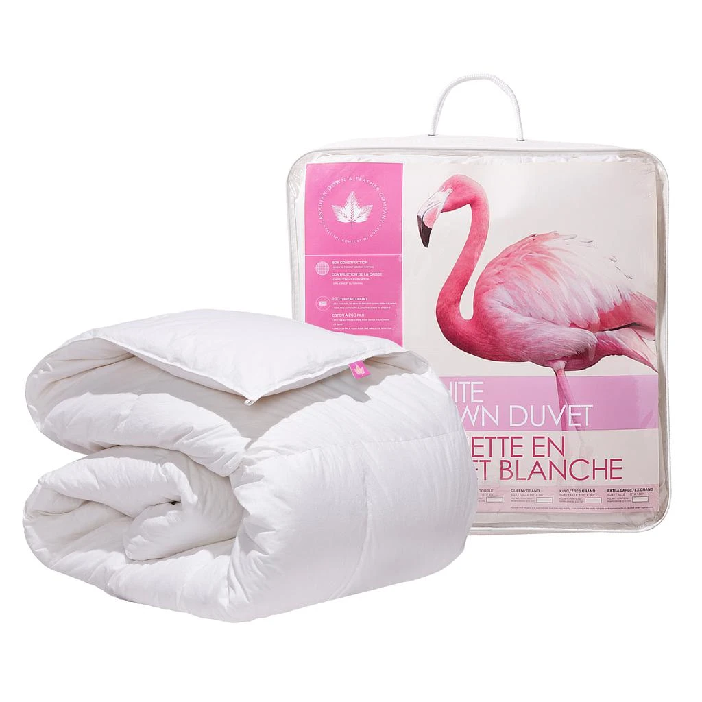 Canadian Down & Feather Company White Down Duvet Summer  weight 1