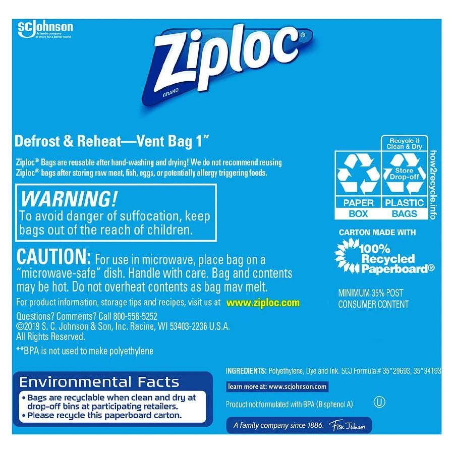 Ziploc Storage Bags Gallon 3
