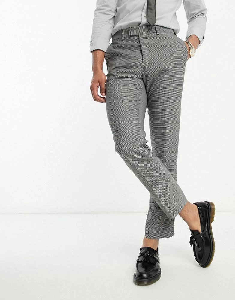 French Connection French Connection suit trousers in marine and grey check 1
