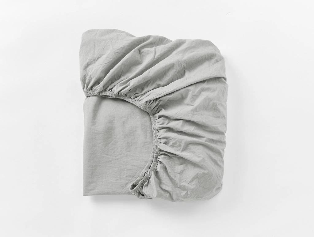 Coyuchi Organic Crinkled Percale Fitted Sheet 5