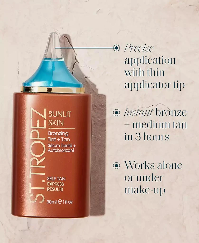 St. Tropez Sunlit Skin Bronzing Tint + Tan, 1 oz. 6