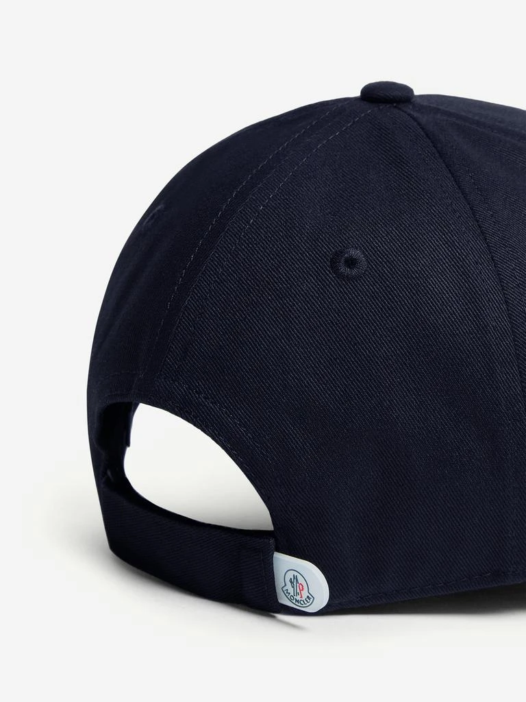 Moncler Moncler Enfant Boys Cotton Logo Baseball Cap in Navy 4