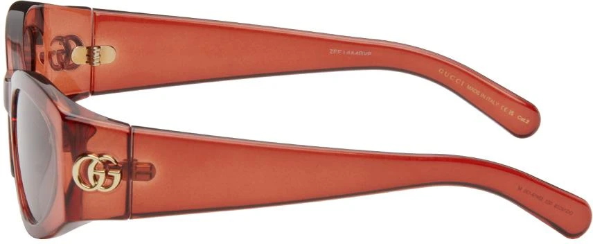 Gucci Burgundy Cat-Eye Sunglasses 3