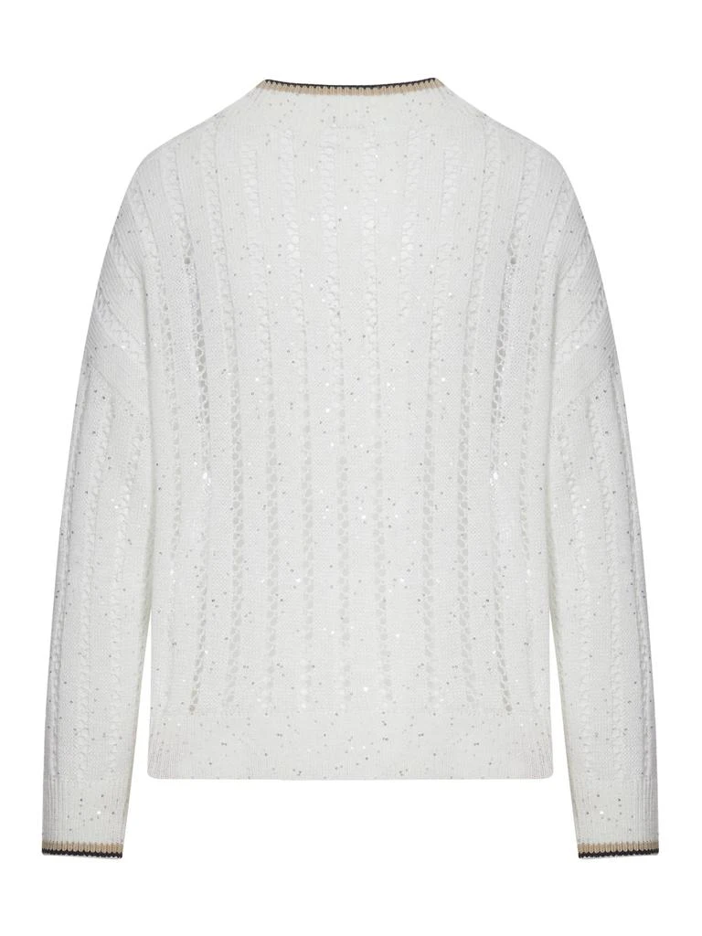 Brunello Cucinelli SWEATER WITH SEQUINS 2