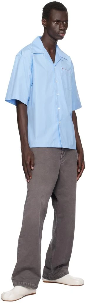 Marni Blue Bowling Shirt 4