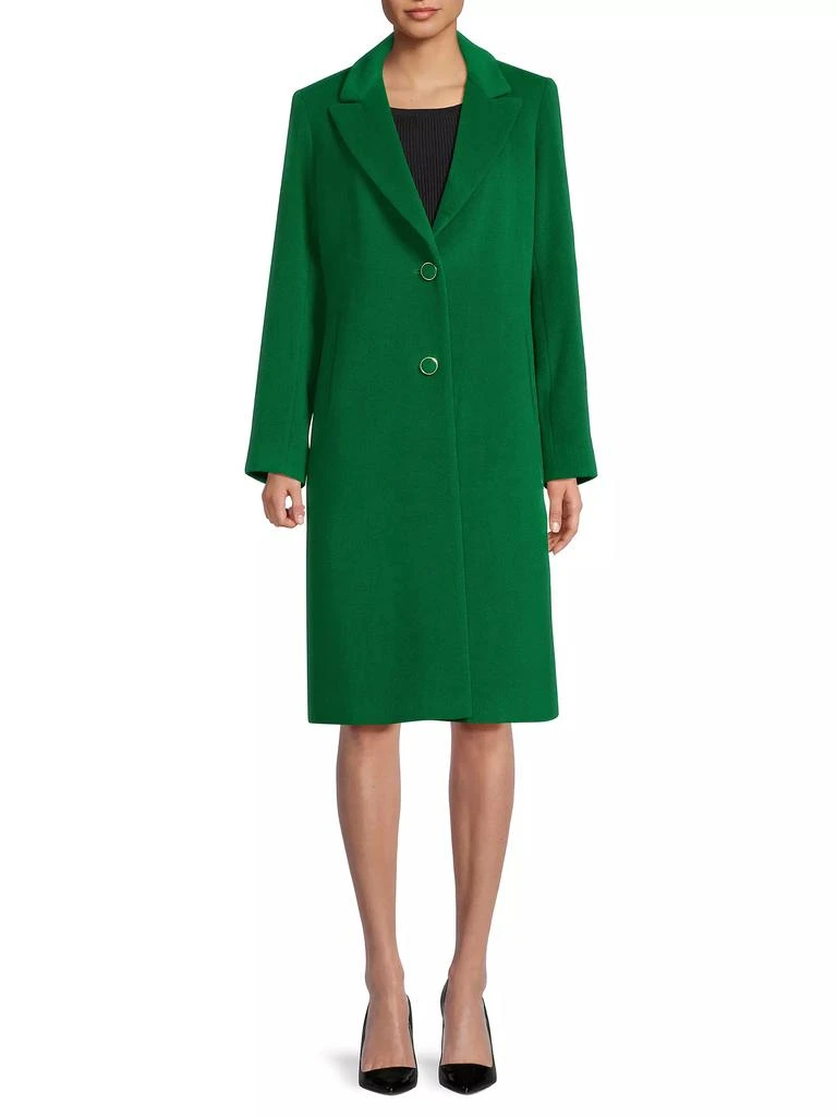 Milly Wool-Blend Single-Breasted Coat 3
