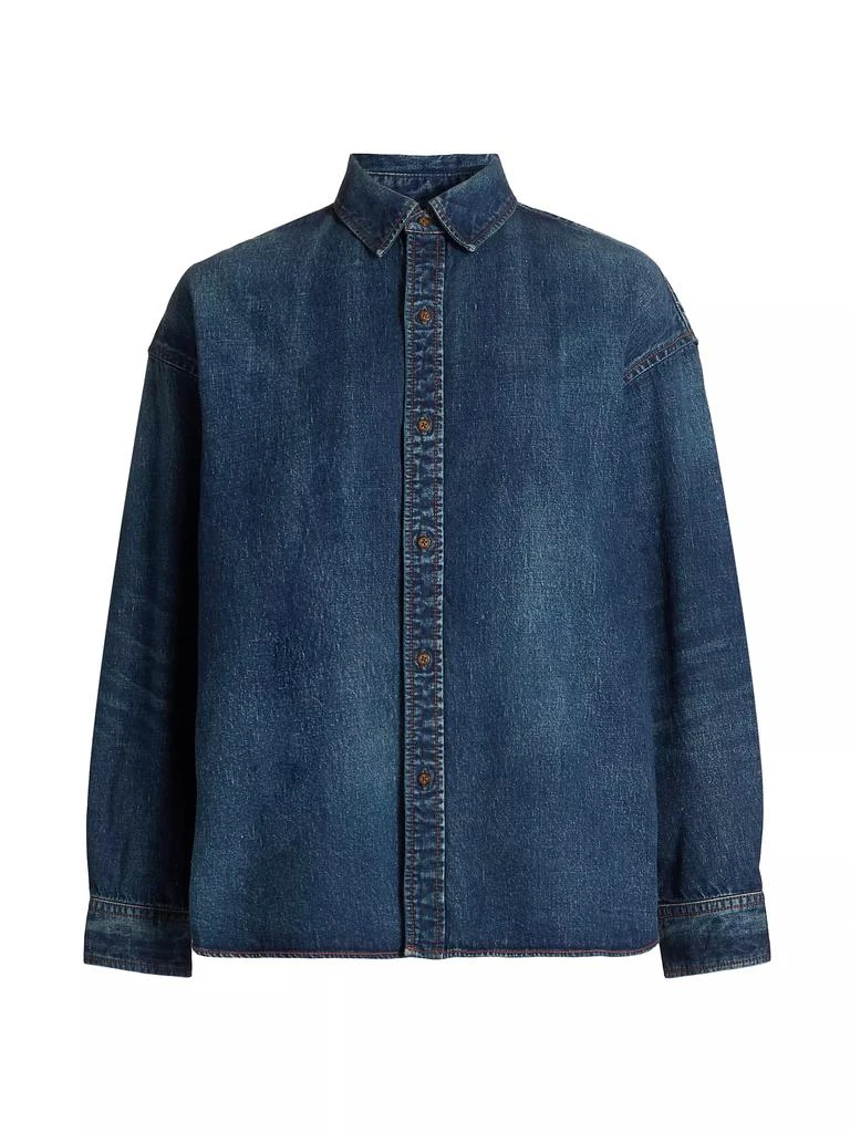 MOUSSY VINTAGE Emporia Oversized Denim Shirt 1