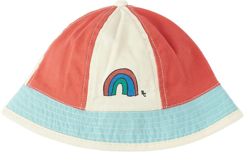 BOBO CHOSES Baby Multicolor Rainbow Bucket Hat 1