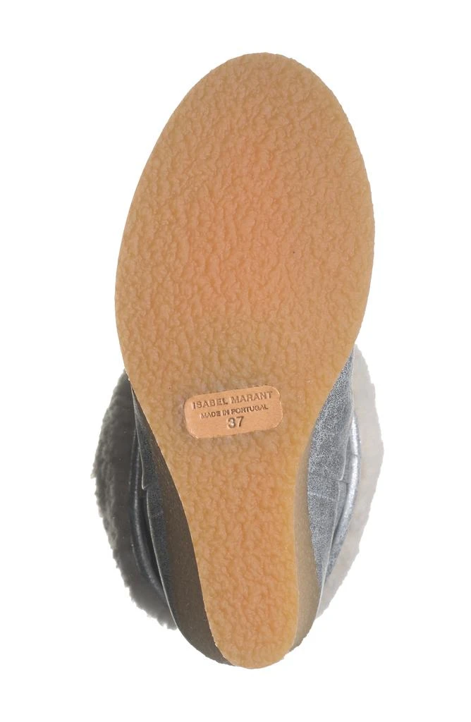 Isabel Marant Totam Genuine Shearling Lined Wedge Bootie 6