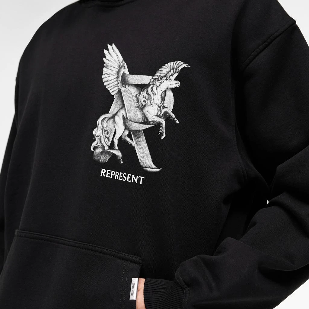 Represent Men's Elegance In Motion Hoodie - Jet Black 5