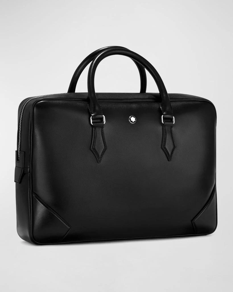 MontBlanc Men's Meisterstück Document Case Leather Briefcase Bag 1