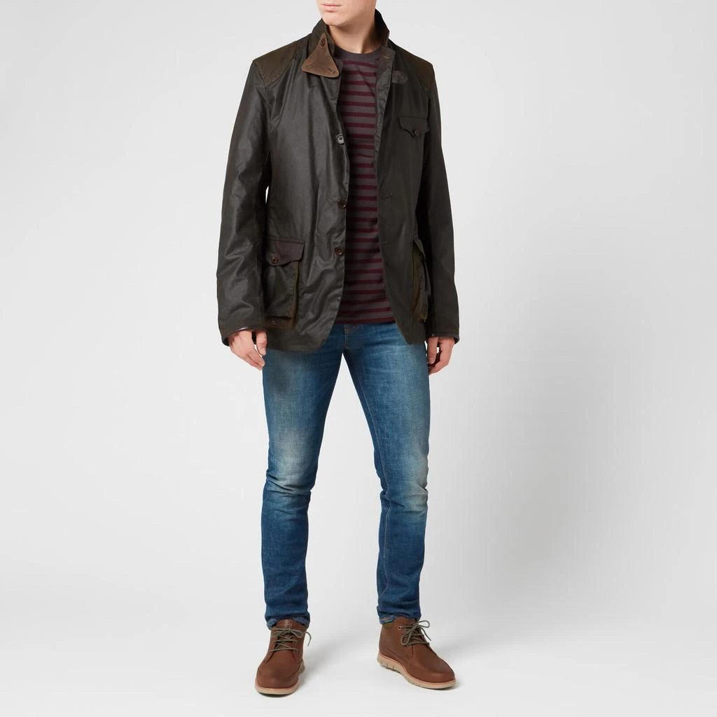 Barbour Heritage Beacon Waxed Cotton Sports Jacket 3