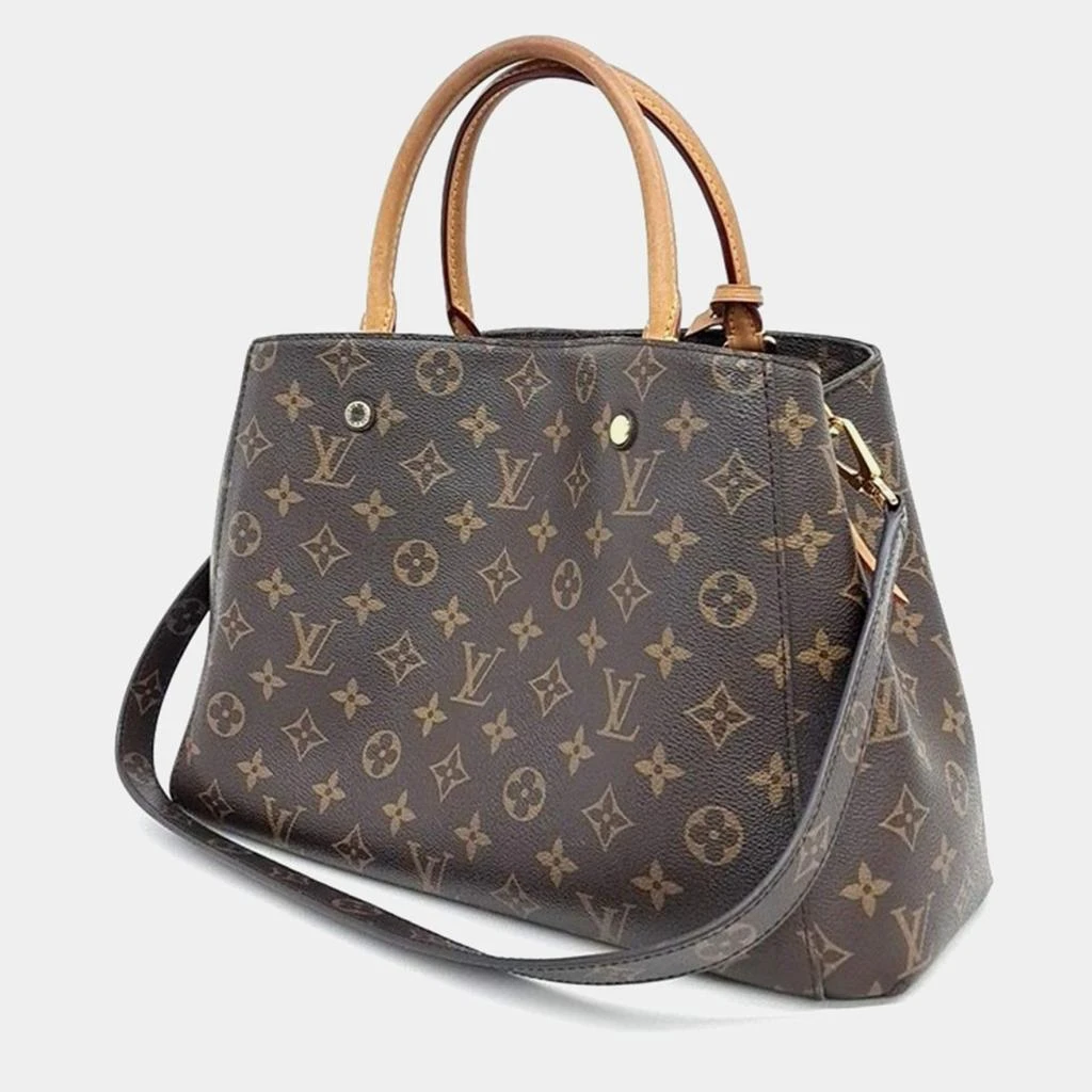 Louis Vuitton Louis Vuitton Brown Monogram Canvas Montaigne MM Tote Bag 2