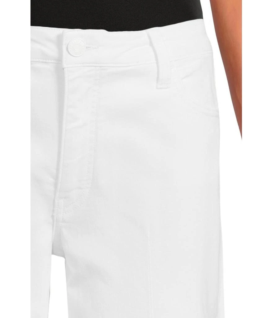 KUT from the Kloth Petite Meg High Rise Frt Pin Tuck Wide Hem Basic Bck 4