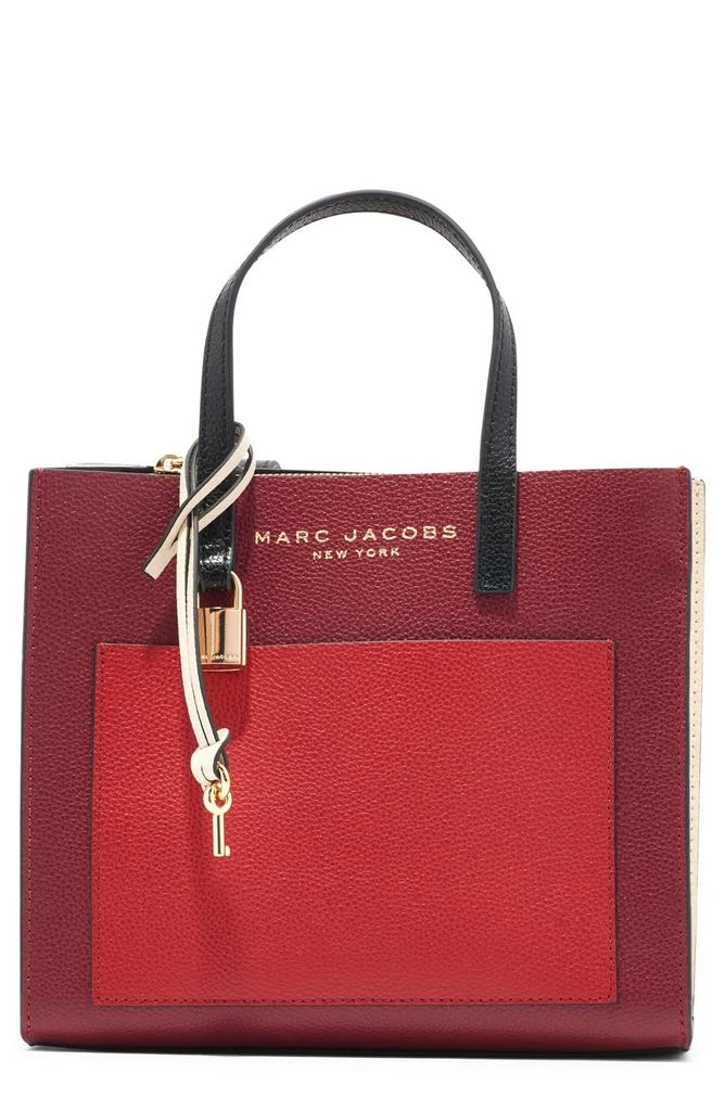 Marc Jacobs Mini Grind Colorblock Leather Tote Bag 1