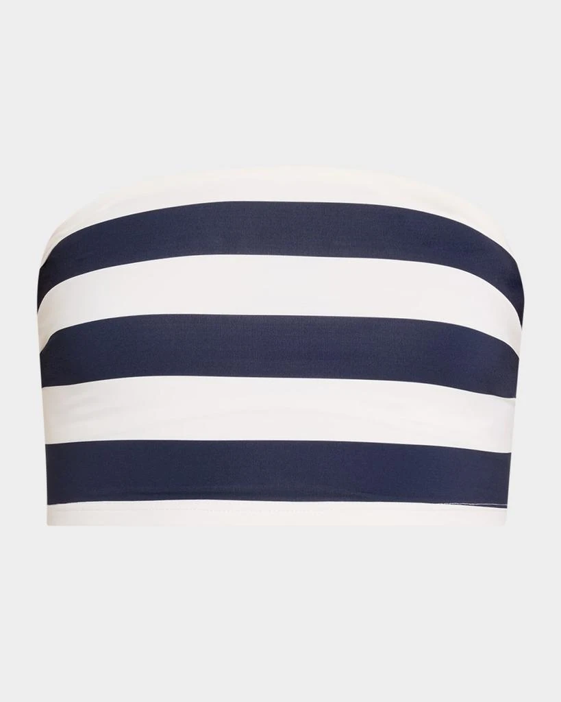 Bondi Born Poppy Striped Bikini Top 1
