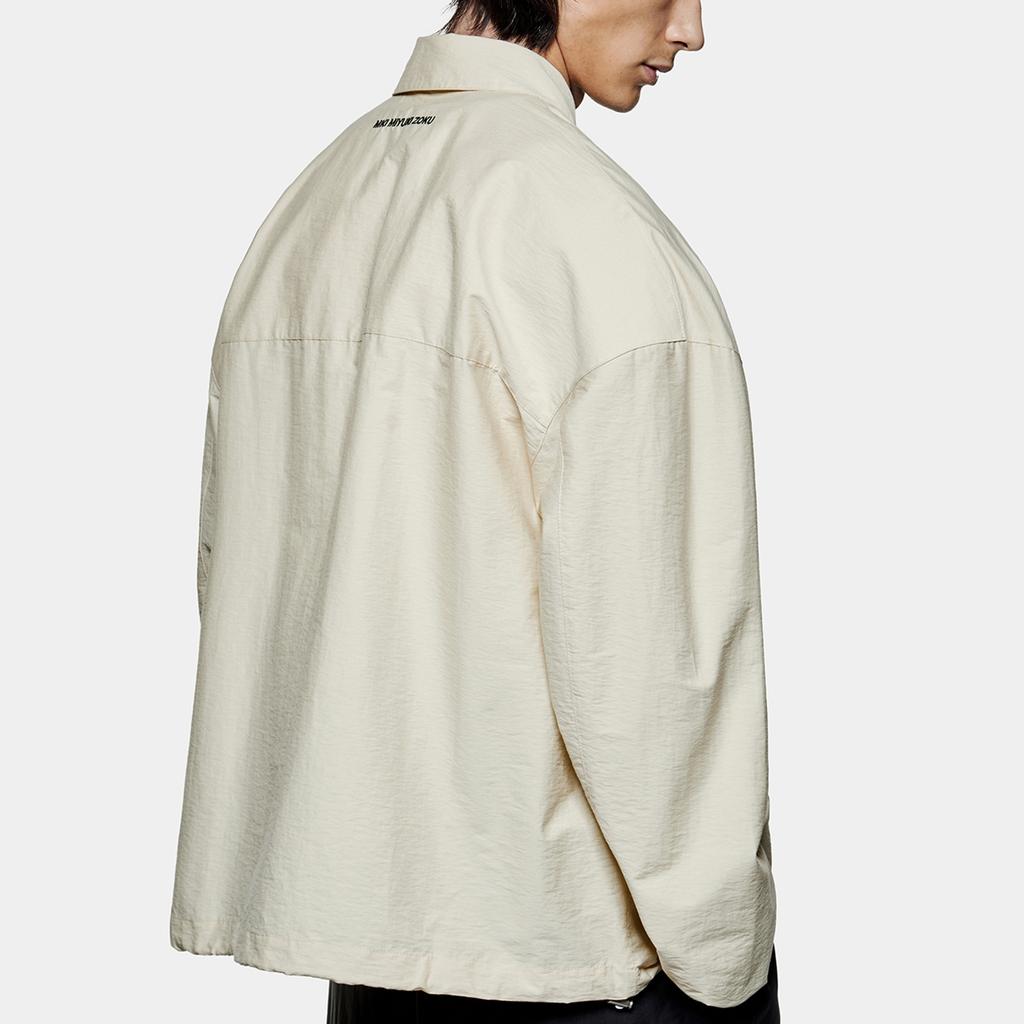 MKI Miyuki Zoku Washed Box Cotton-Blend Overshirt