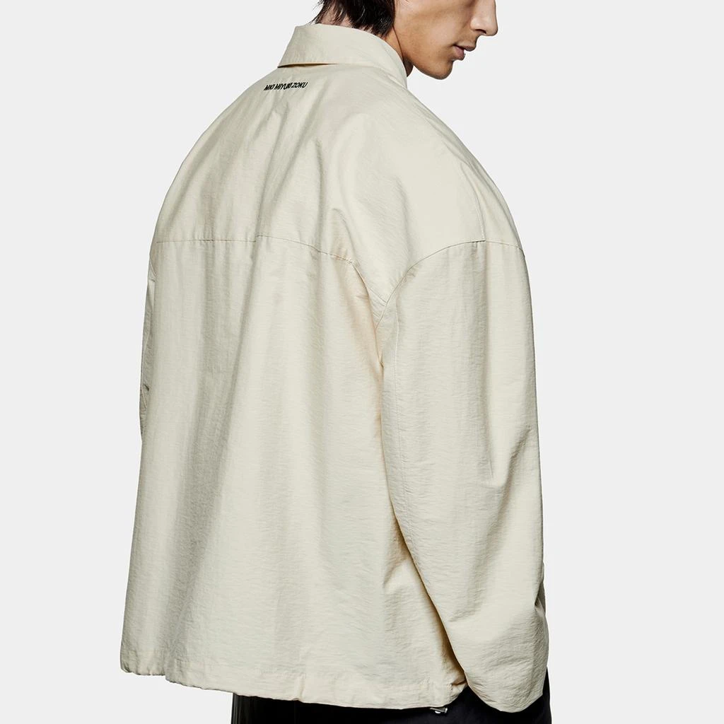 MKI Miyuki Zoku MIYUKI ZOKU Washed Box Cotton-Blend Overshirt 2