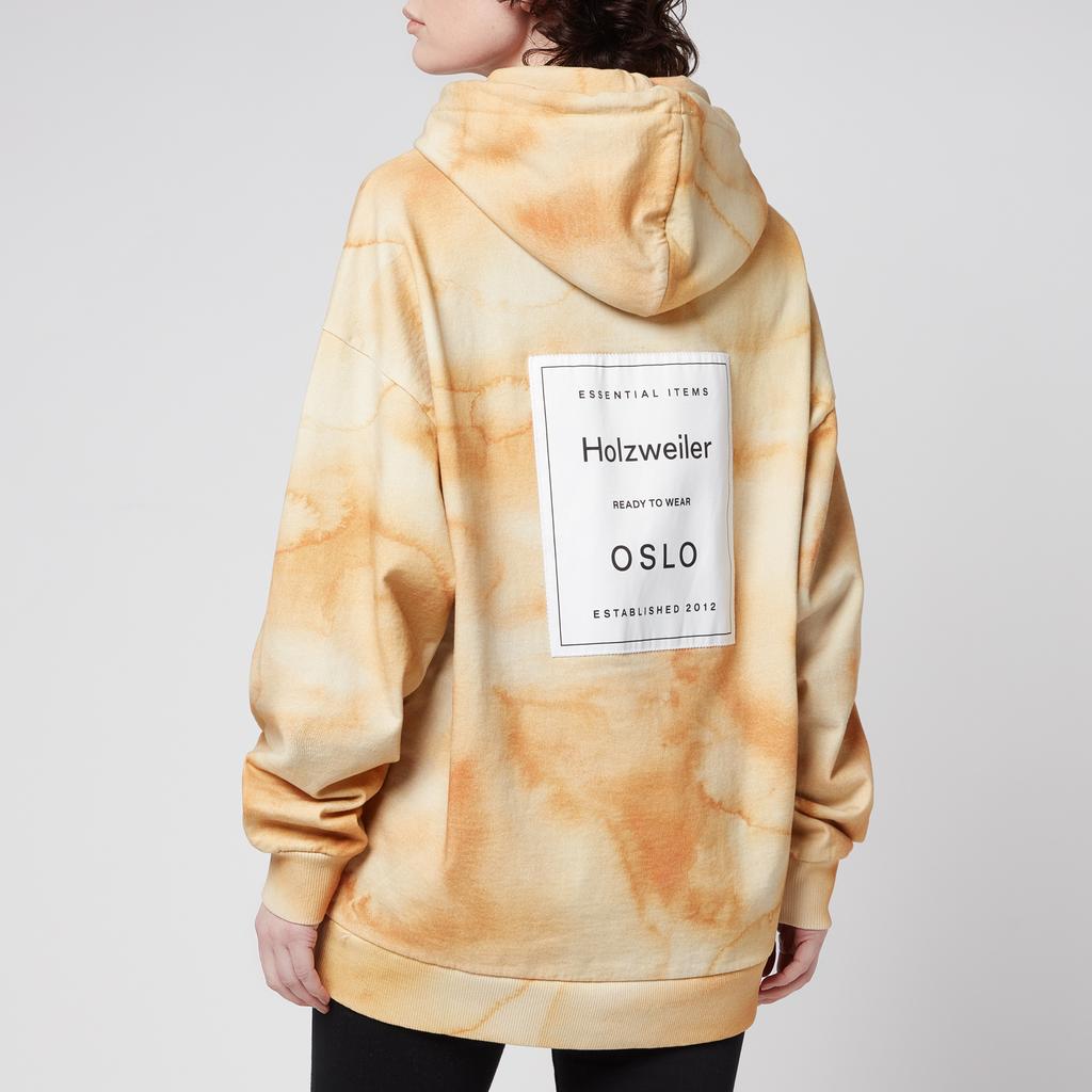 HOLZWEILER Holzweiler Women's Placebo Print Hoodie - Yellow Mix