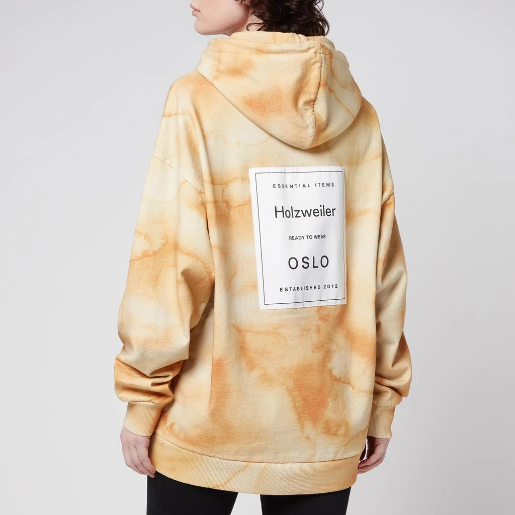 Holzweiler Holzweiler Women's Placebo Print Hoodie - Yellow Mix 2