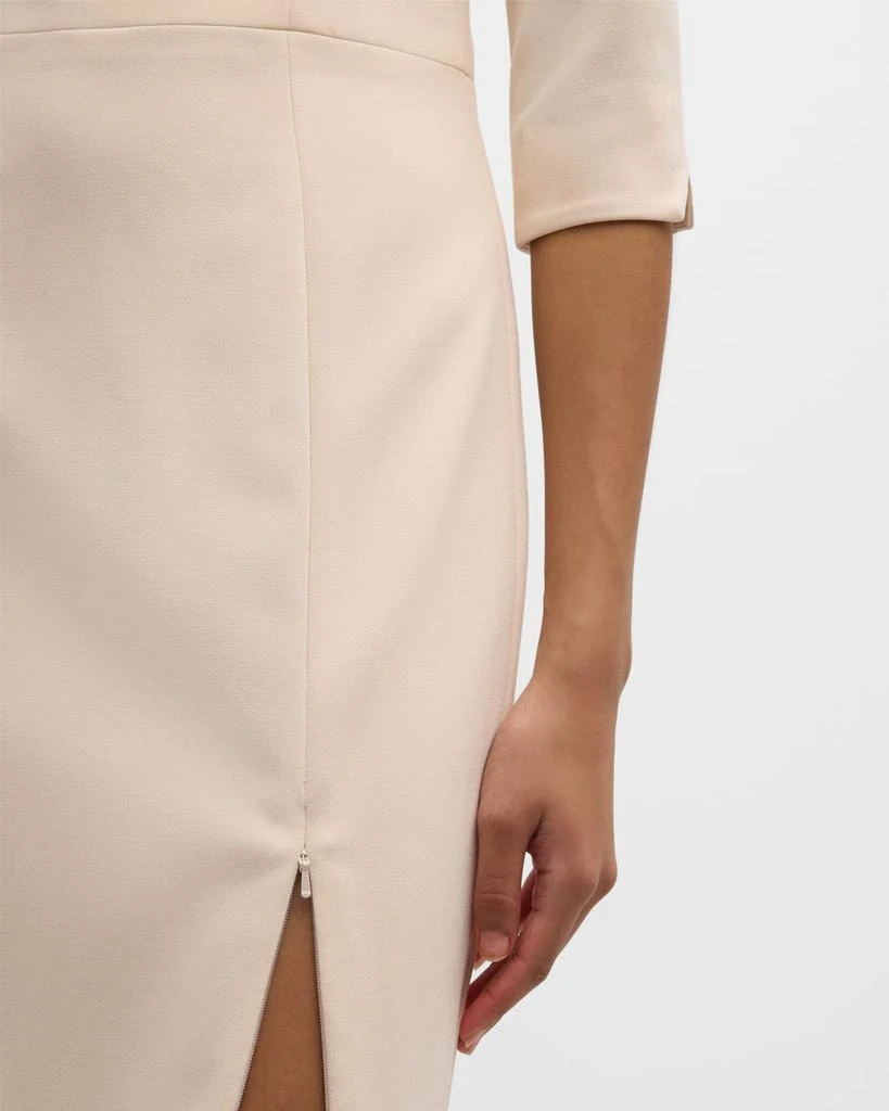 Black Halo Marissa 3/4-Sleeve Ponte Sheath Dress 5