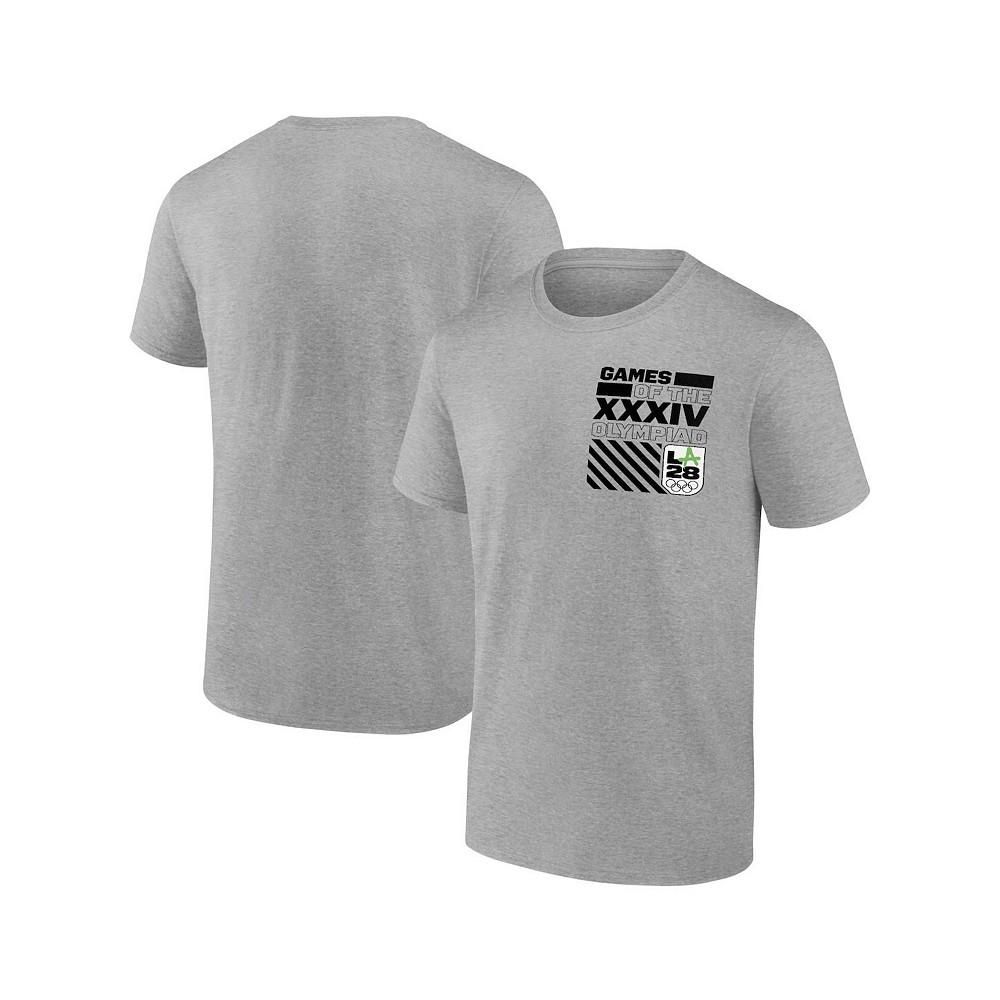 Fanatics Men's Heather Gray LA28 Summer Olympics Games of the XXXIV Olympiad T-Shirt