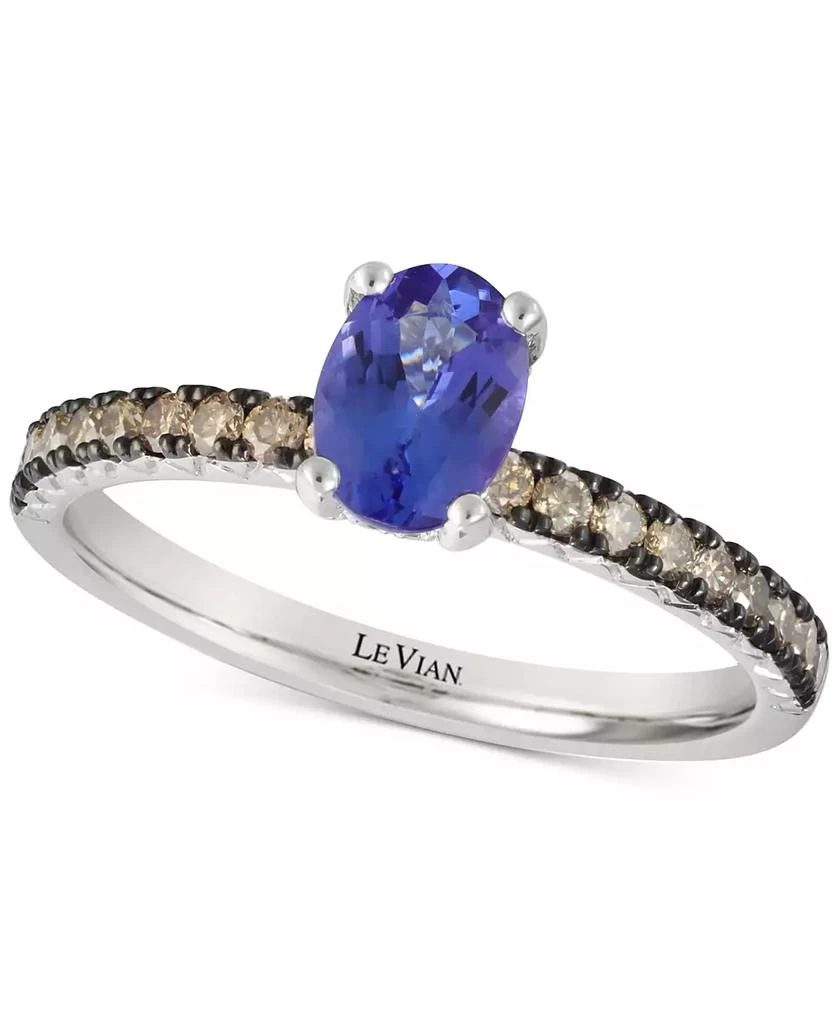 Le Vian Le Via® Blueberry Tanzanite (5/8 ct. t.w.) & Diamond (3/8 ct. t.w.) in 14k White Gold 1