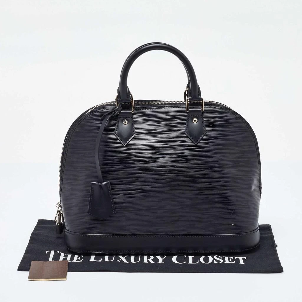 Louis Vuitton Louis Vuitton Black Epi Leather Alma PM Bag 15