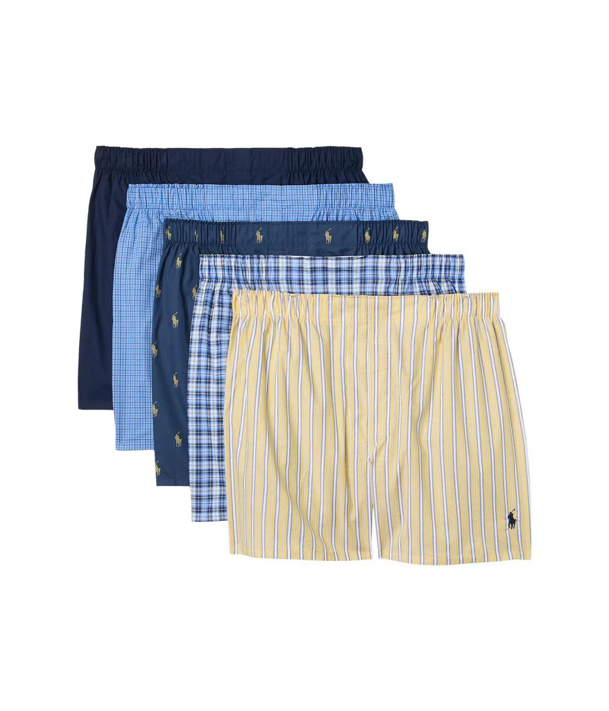 Ralph Lauren 5 Pack Classic Fit Woven Boxer 1