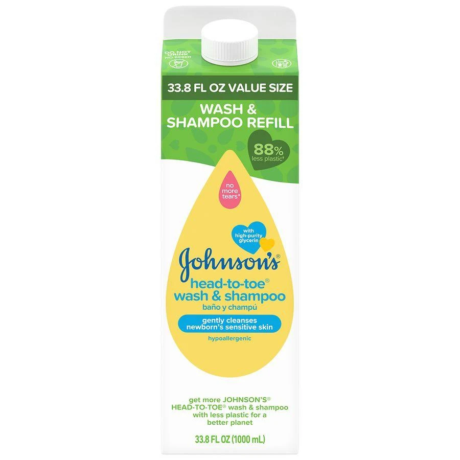 Johnson's Baby Head-to-Toe Wash & Shampoo Refill 2