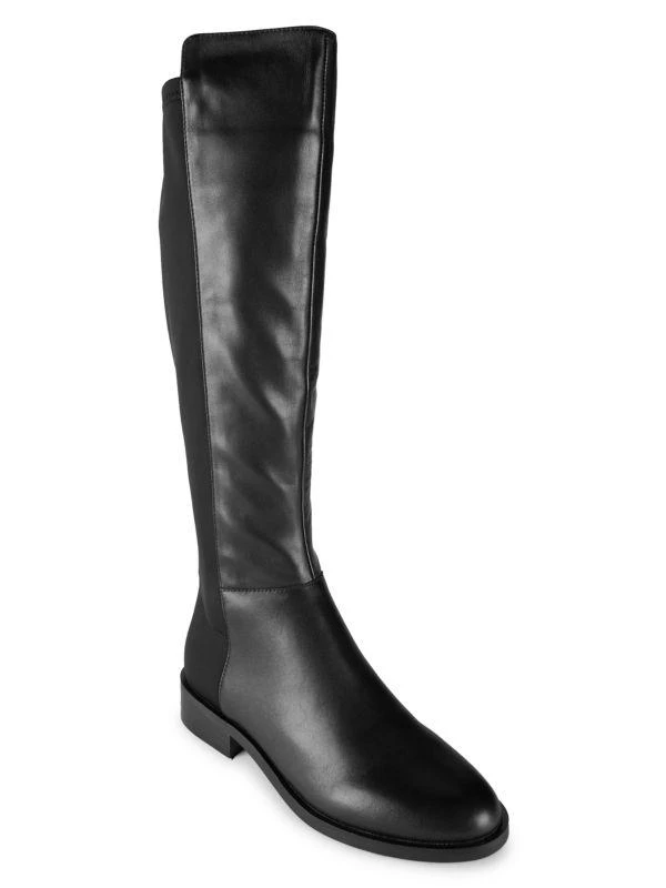 Saks Fifth Avenue Harrah Mixed Media Knee-High Boots 2