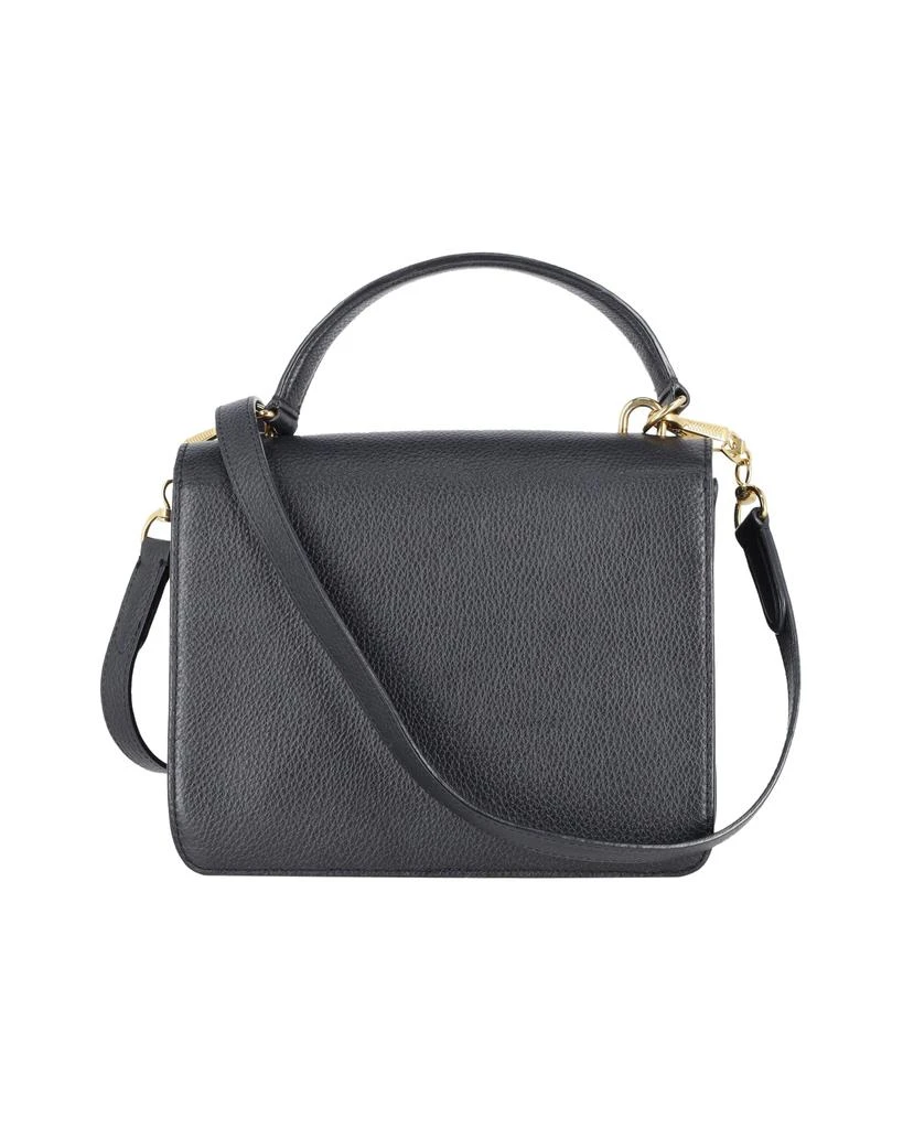 Mulberry Harlow Satchel Crossbody Bag in Black Grained Leather 4