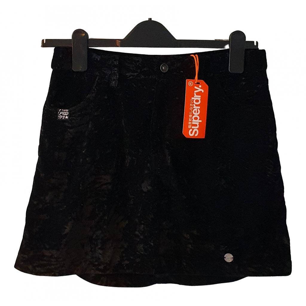 Superdry Superdry Velvet mini skirt