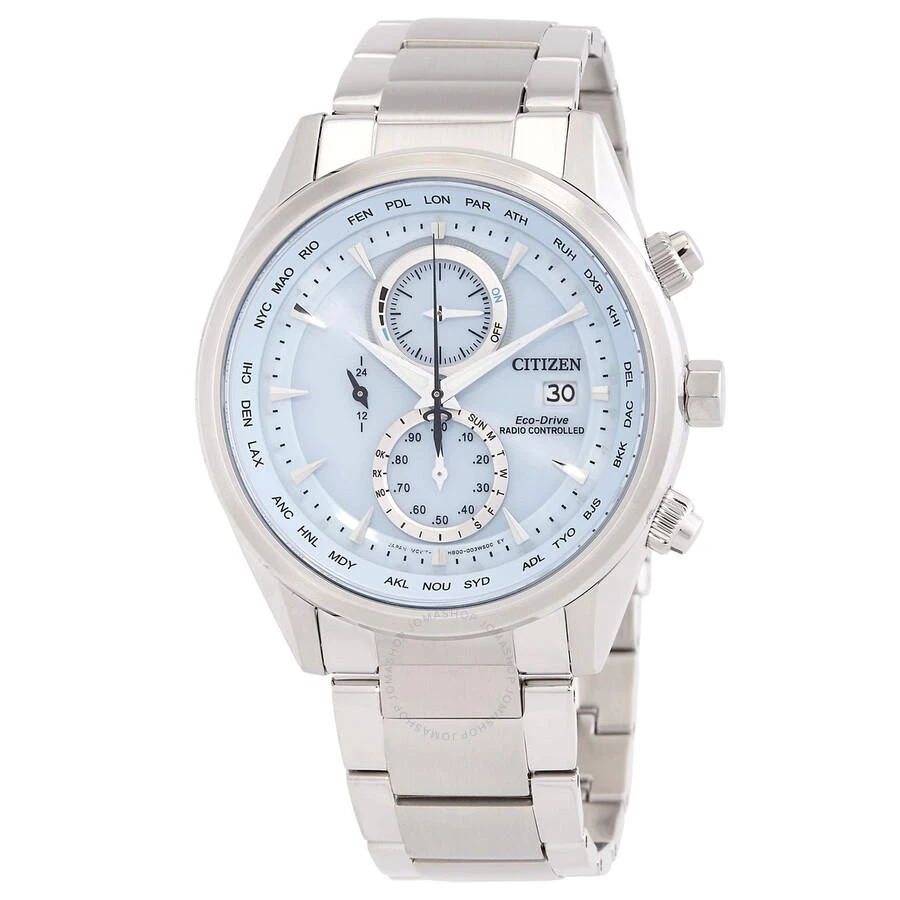 Citizen Perpetual World Time Chronograph Men's Watch AT8260-51M 1