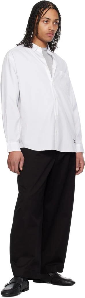 Comme des Garcons Black Cotton Chino Cloth Trousers 4