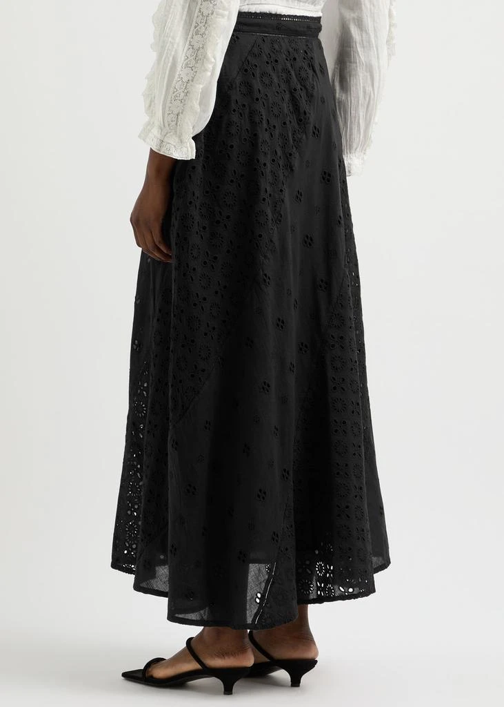 Rixo Hudson broderie-anglaise cotton maxi skirt  3