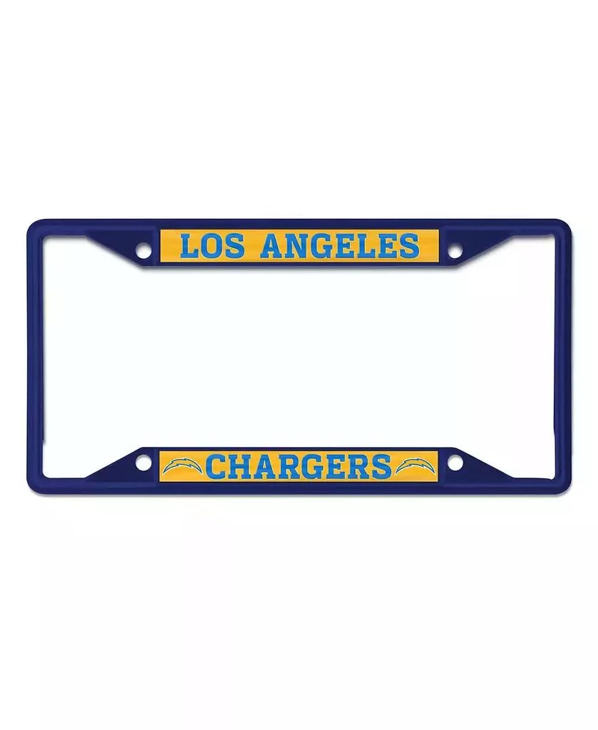 Wincraft Los Angeles Chargers Chrome Color License Plate Frame 1