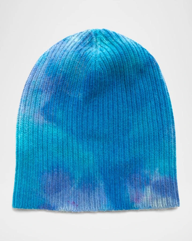 NWT!! Jocelyn Black and White Tie-Dye Beanie JR ~ NWT ~ Jocelyn Jeweled Knit Hat Beanie Stretchy O/S  main image 2