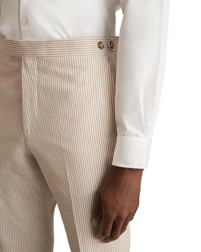 REISS Slim Fit Seersucker Mixer Trousers 4