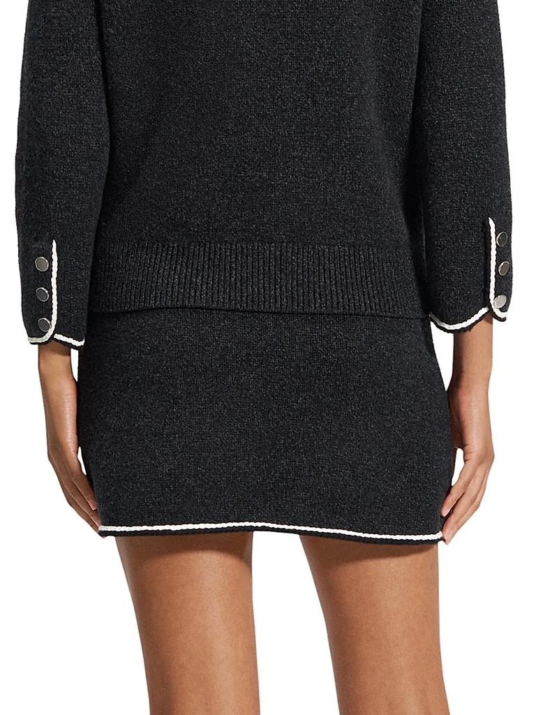 Theory Felted Tweed Miniskirt 5