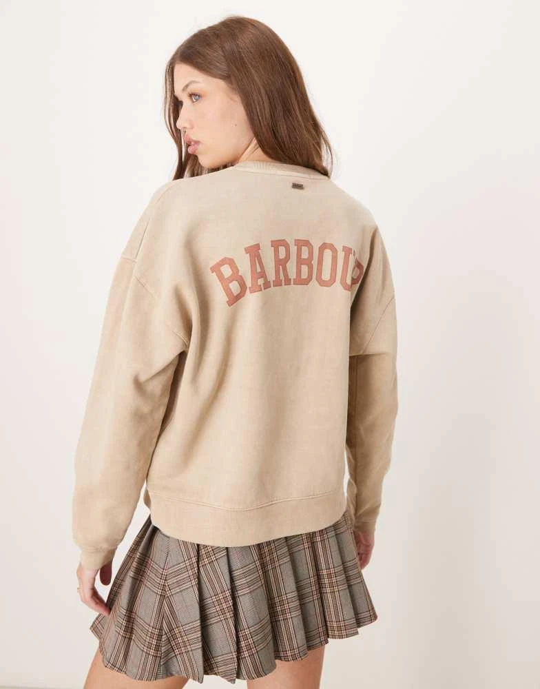 Barbour Barbour Elisha Sweatshirt in white pepper 4