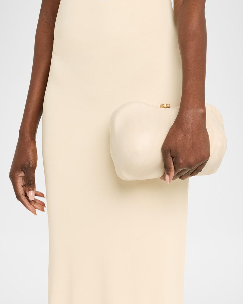 Cult Gaia Reina Marbled Acrylic Sculptural Clutch Bag