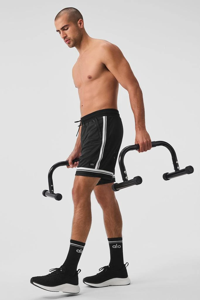 Alo 7" Key Mesh Basketball Short - Black 4