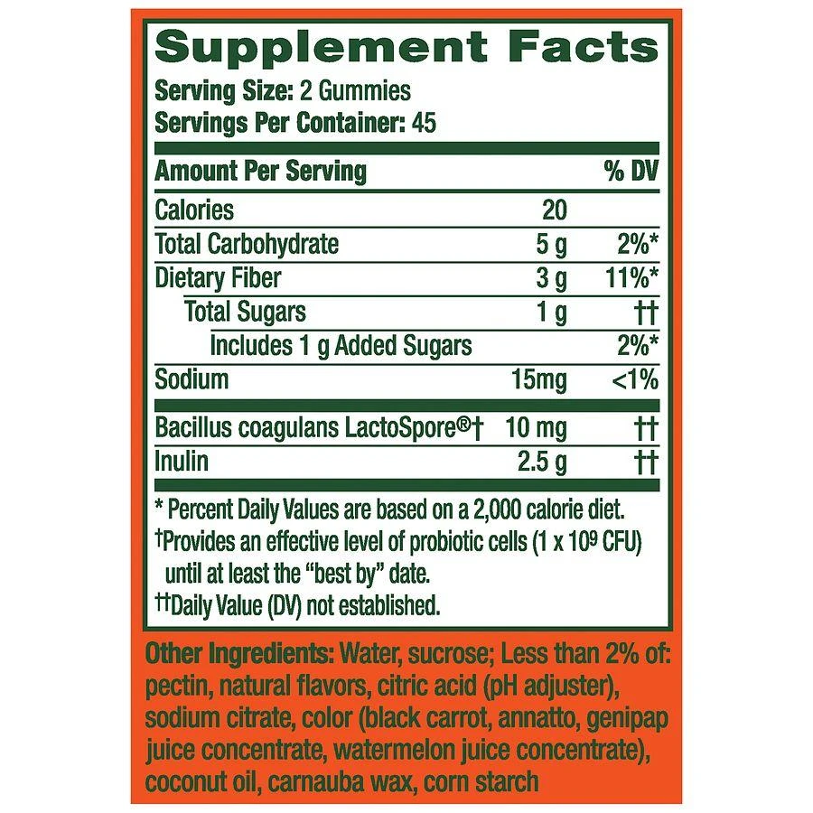 Align Health Prebiotic + Probiotic Supplement Gummies Fruit 8