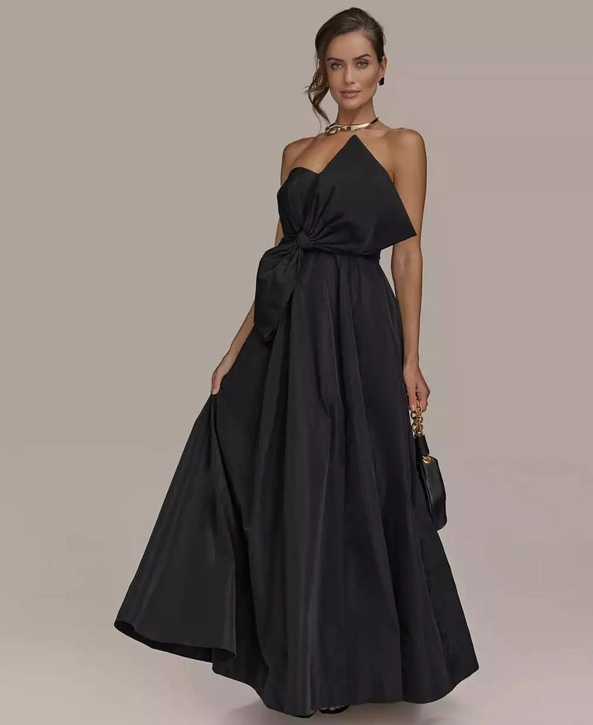 Women's Strapless Bow-Trim Gown  On Sale Now with Up to 51% Off | Discover  Exclusive Deals & Savings at BeyondStyle  Authentic Donna Karan dress|women's  fashion|dresses with Limited-Time Discounts, Free Shipping,